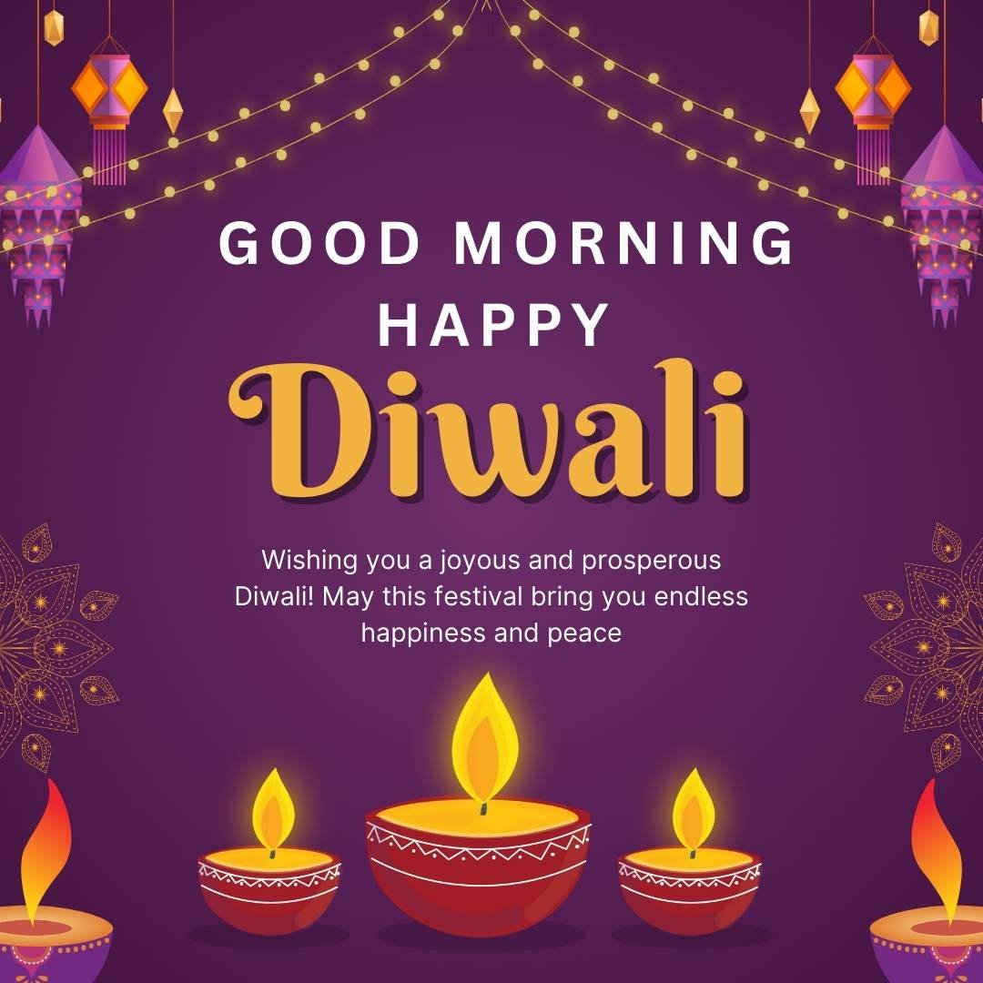 Good Morning Happy Diwali Wishes Images