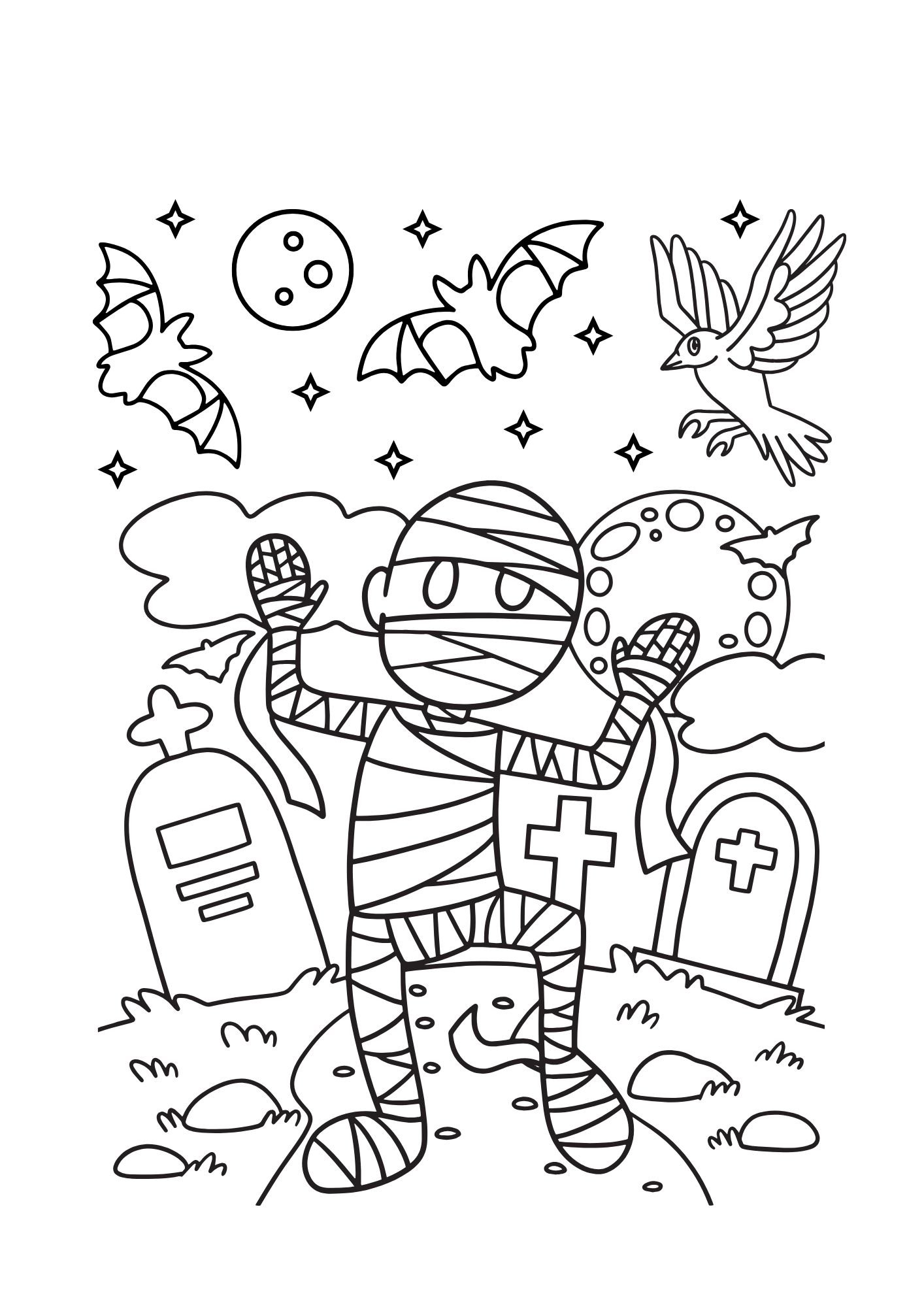 Halloween Coloring Pages 2024
