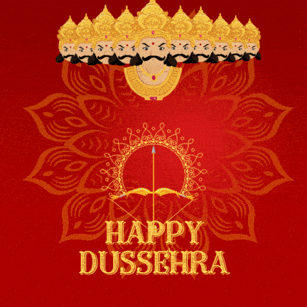 Happy Dussehra 2024 GIF Images