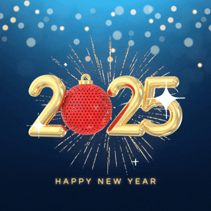 2025 Happy New Year GIF