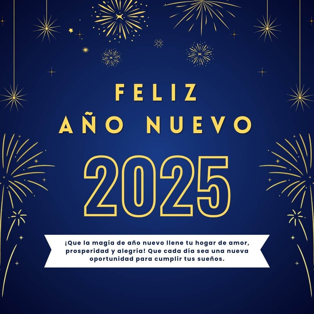 Feliz Año Nuevo 2025 Tarjetas