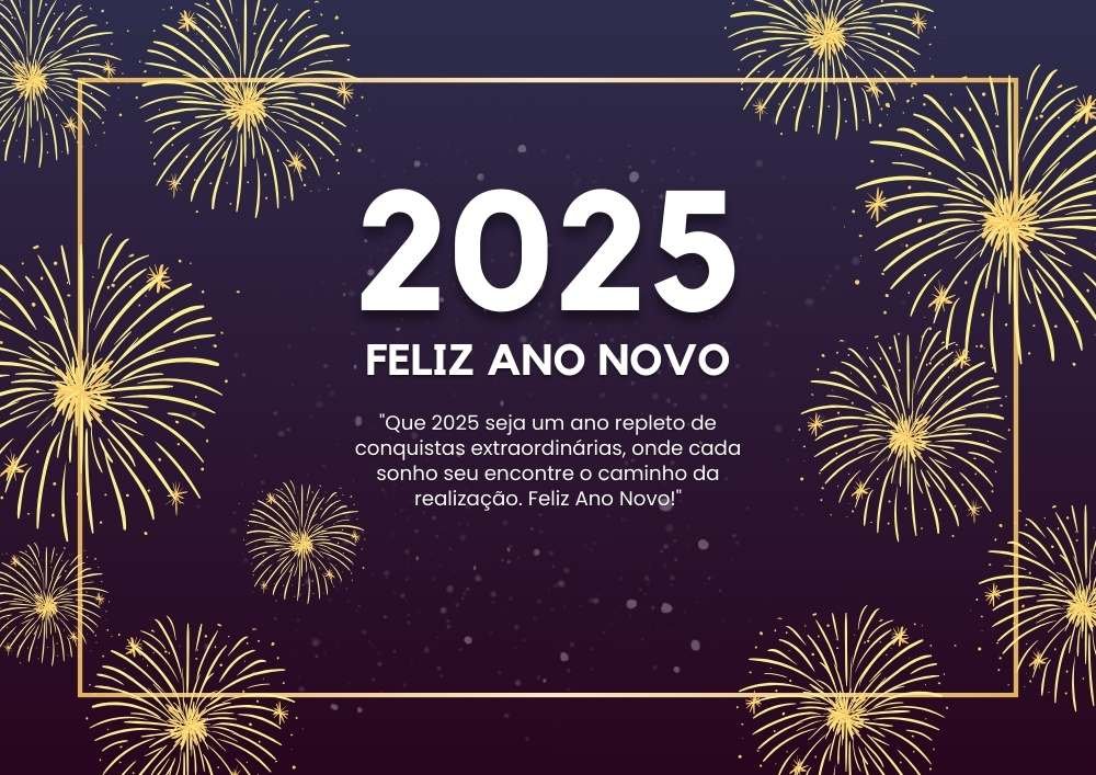 Frases de Feliz Ano Novo 2025