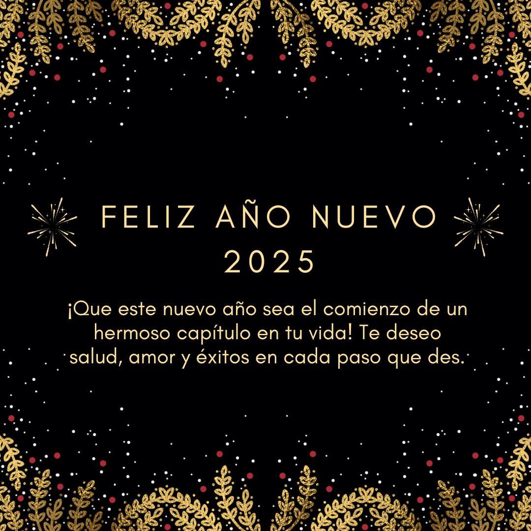 Tarjetas de Año Nuevo 2025