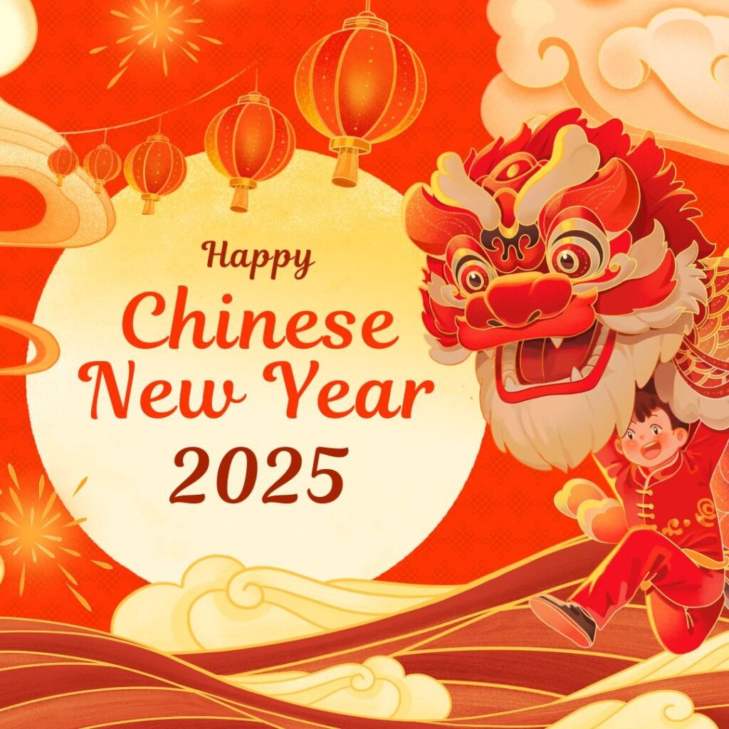 Happy chinese new year 2025 images wishes and gifs