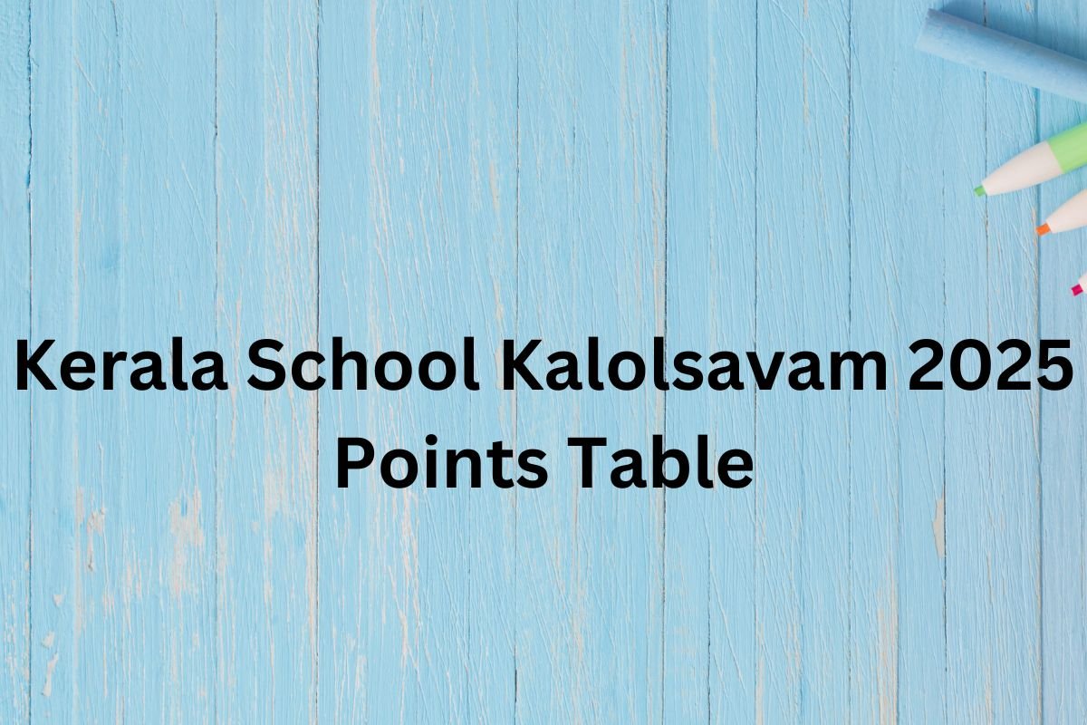 Kerala School Kalolsavam 2025 Points Table