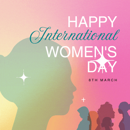 Happy International Women's Day 8th March GIF
