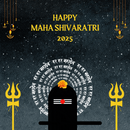 Happy Maha Shivaratri 2025 GIF Images