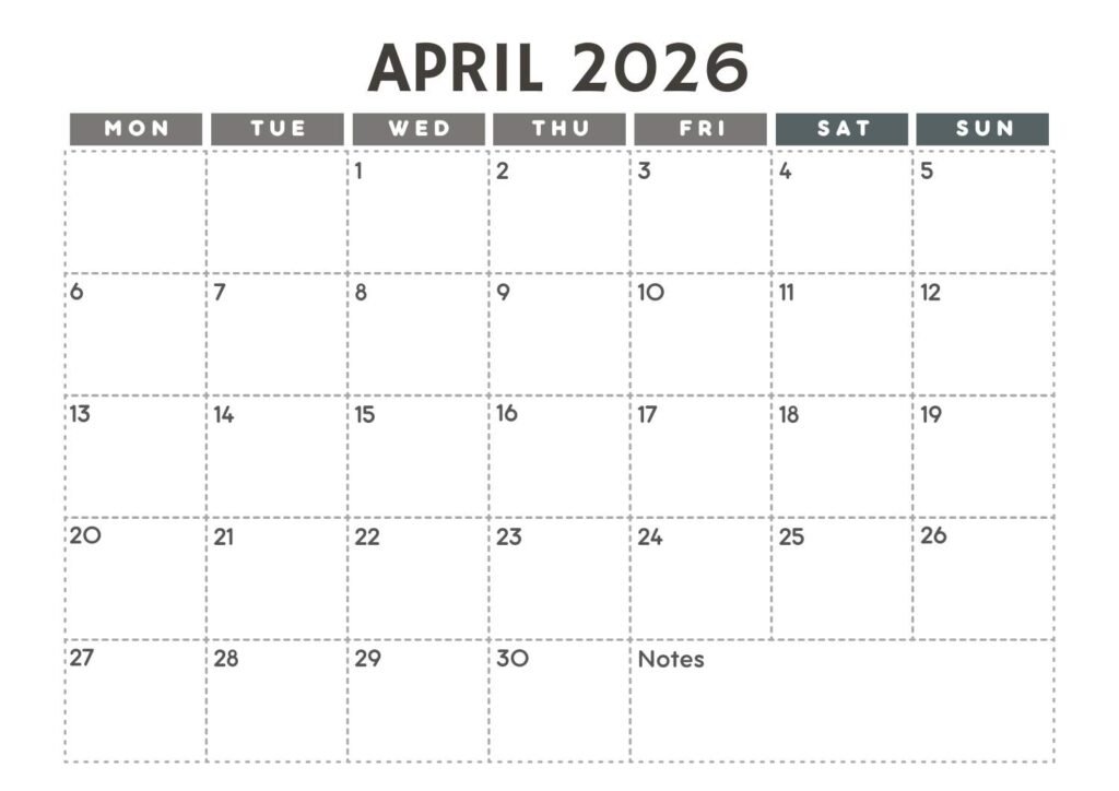 April 2026