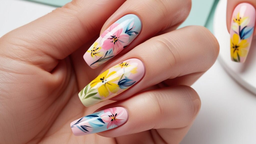Floral Nail Art