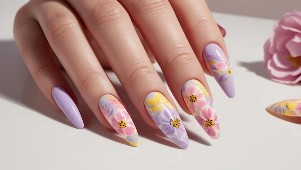 Floral Nail Art latest