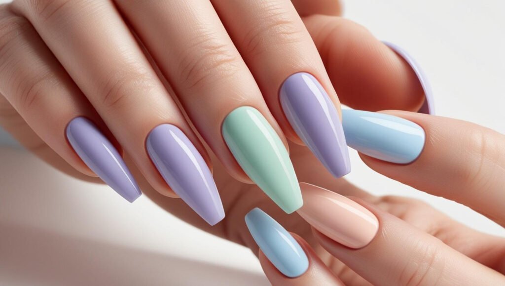 Pastel nails