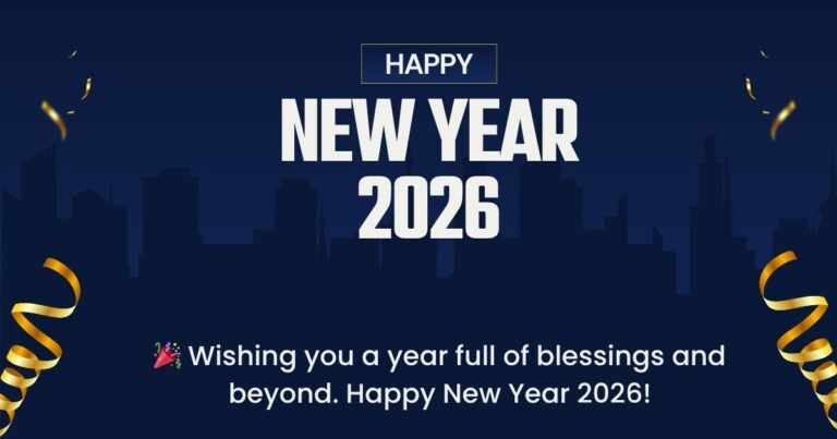 Happy New Year 2026 Wishes Images Pictures Messages Quotes And New Year 2026 FB 768x403 
