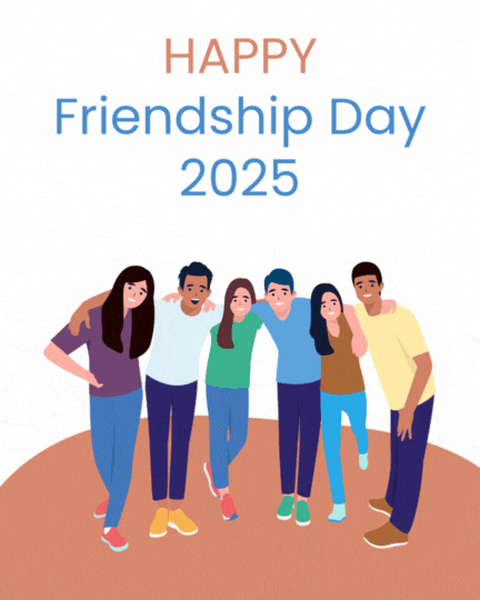 Happy Friendship Day 2025 GIF Images