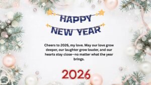 Happy New Year 2026 Wishes for Husband