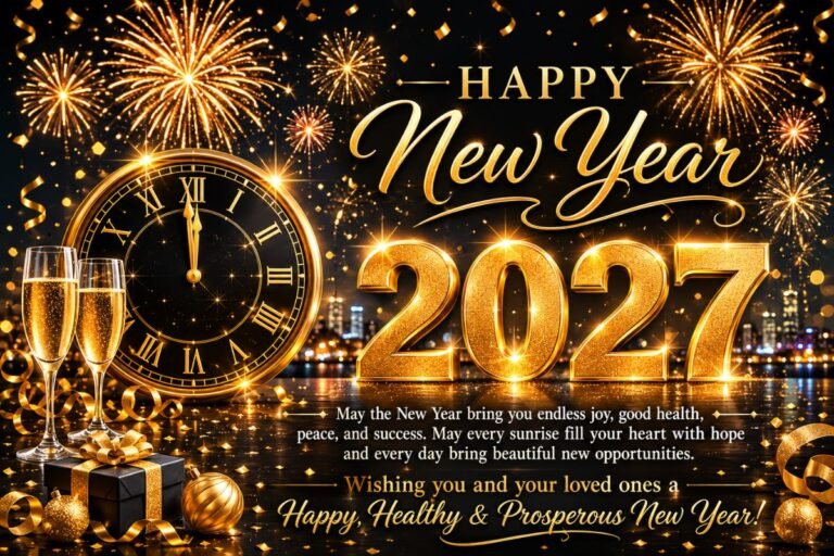 Happy New Year 2027 Wishes: Images, Messages, Quotes, Status, and GIFs