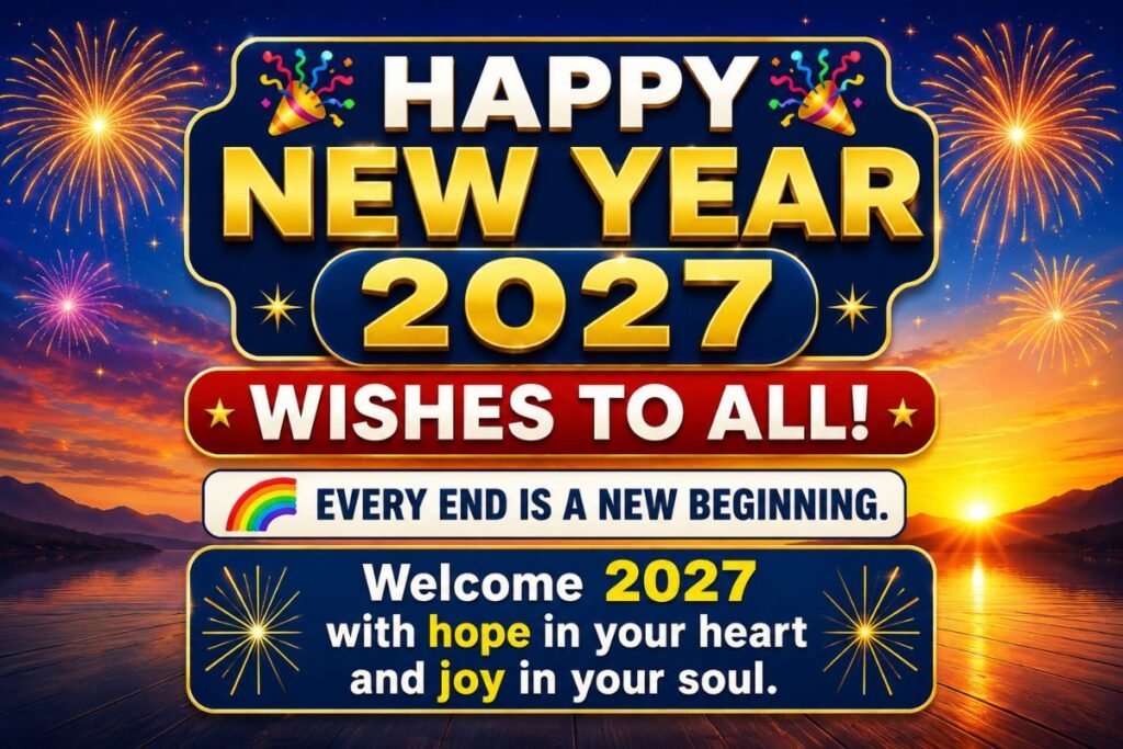 Happy New Year 2027 wishes